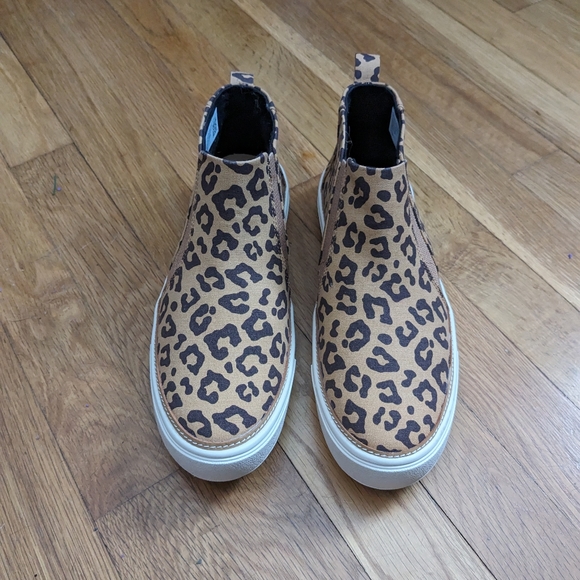 Toms leopard girls shoes size 7.5 - Picture 2 of 5